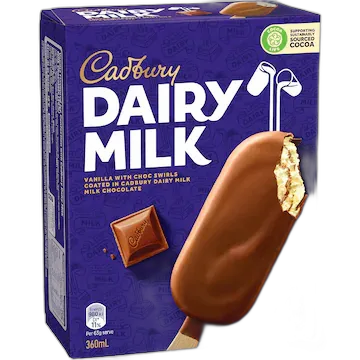 Dairy Milk Ice Cream